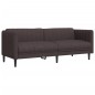 vidaXL 3-tlg. Sofagarnitur Dunkelbraun Stoff vidaXL 3-tlg. Sofagarnitur Dunkelbraun Stoff