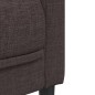 vidaXL 3-tlg. Sofagarnitur Dunkelbraun Stoff vidaXL 3-tlg. Sofagarnitur Dunkelbraun Stoff