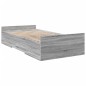 vidaXL Bettgestell mit Schubladen Grau Sonoma 90x190 cm Holzwerkstoff vidaXL Bettgestell mit Schubladen Grau Sonoma 90x190 cm Holzwerkstoff