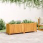 vidaXL Pflanzkübel mit Einlage 153x38,5x50 cm Massivholz Akazie vidaXL Pflanzkübel mit Einlage 153x38,5x50 cm Massivholz Akazie