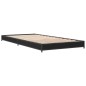 vidaXL Bettgestell Schwarz 90x200 cm Holzwerkstoff und Metall vidaXL Bettgestell Schwarz 90x200 cm Holzwerkstoff und Metall