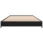 vidaXL Bettgestell Schwarz 90x190 cm Holzwerkstoff und Metall vidaXL Bettgestell Schwarz 90x190 cm Holzwerkstoff und Metall
