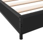 vidaXL Bettgestell Schwarz 90x190 cm Holzwerkstoff und Metall vidaXL Bettgestell Schwarz 90x190 cm Holzwerkstoff und Metall