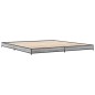 vidaXL Bettgestell Grau Sonoma 200x200 cm Holzwerkstoff und Metall vidaXL Bettgestell Grau Sonoma 200x200 cm Holzwerkstoff und Metall