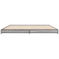 vidaXL Bettgestell Grau Sonoma 200x200 cm Holzwerkstoff und Metall vidaXL Bettgestell Grau Sonoma 200x200 cm Holzwerkstoff und Metall