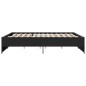 vidaXL Bettgestell Schwarz 200x200 cm Holzwerkstoff und Metall vidaXL Bettgestell Schwarz 200x200 cm Holzwerkstoff und Metall