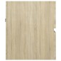 Waschbeckenunterschrank Einbaubecken Sonoma-Eiche Holzwerkstoff Waschbeckenunterschrank Einbaubecken Sonoma-Eiche Holzwerkstoff