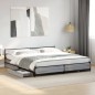 vidaXL Bettgestell mit Schubladen Grau Sonoma 180x200cm Holzwerkstoff vidaXL Bettgestell mit Schubladen Grau Sonoma 180x200cm Holzwerkstoff