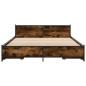 vidaXL Bettgestell mit Schubladen Räuchereiche 140x200cm Holzwerkstoff vidaXL Bettgestell mit Schubladen Räuchereiche 140x200cm Holzwerkstoff