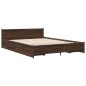 vidaXL Bettgestell mit Schubladen Braun Eichen-Optik 140x200 cm vidaXL Bettgestell mit Schubladen Braun Eichen-Optik 140x200 cm