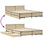 vidaXL Bettgestell mit Schubladen Sonoma-Eiche 140x190cm Holzwerkstoff vidaXL Bettgestell mit Schubladen Sonoma-Eiche 140x190cm Holzwerkstoff