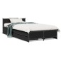 vidaXL Bettgestell mit Schubladen Schwarz 90x190 cm Holzwerkstoff vidaXL Bettgestell mit Schubladen Schwarz 90x190 cm Holzwerkstoff