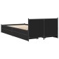 vidaXL Bettgestell mit Schubladen Schwarz 90x190 cm Holzwerkstoff vidaXL Bettgestell mit Schubladen Schwarz 90x190 cm Holzwerkstoff