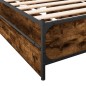 vidaXL Bettgestell mit Schubladen Räuchereiche 90x200cm Holzwerkstoff vidaXL Bettgestell mit Schubladen Räuchereiche 90x200cm Holzwerkstoff