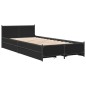 vidaXL Bettgestell mit Schubladen Schwarz 100x200 cm Holzwerkstoff vidaXL Bettgestell mit Schubladen Schwarz 100x200 cm Holzwerkstoff