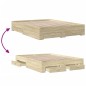 vidaXL Bettgestell mit Schubladen Sonoma-Eiche 160x200cm Holzwerkstoff vidaXL Bettgestell mit Schubladen Sonoma-Eiche 160x200cm Holzwerkstoff