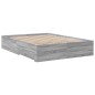 vidaXL Bettgestell mit Schubladen Grau Sonoma 140x190 cm Holzwerkstoff vidaXL Bettgestell mit Schubladen Grau Sonoma 140x190 cm Holzwerkstoff