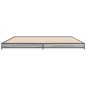 vidaXL Bettgestell Grau Sonoma 180x200 cm Holzwerkstoff und Metall vidaXL Bettgestell Grau Sonoma 180x200 cm Holzwerkstoff und Metall