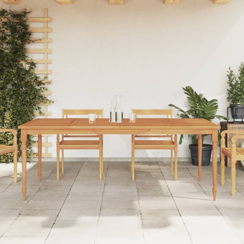 vidaXL Batavia-Tisch 200x100x75 cm Massivholz Teak vidaXL Batavia-Tisch 200x100x75 cm Massivholz Teak