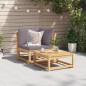 vidaXL Garten-Ecksofa mit Kissen 73x73x65 cm Massivholz Akazie vidaXL Garten-Ecksofa mit Kissen 73x73x65 cm Massivholz Akazie