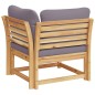 vidaXL Garten-Ecksofa mit Kissen 73x73x65 cm Massivholz Akazie vidaXL Garten-Ecksofa mit Kissen 73x73x65 cm Massivholz Akazie