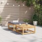 vidaXL Gartenhocker mit Kissen Massivholz Akazie vidaXL Gartenhocker mit Kissen Massivholz Akazie