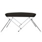 vidaXL 2-Bow Bimini-Top Schwarz 148,5x133x104 cm vidaXL 2-Bow Bimini-Top Schwarz 148,5x133x104 cm