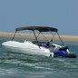vidaXL 3-Bow Bimini-Top Schwarz 184x189x135 cm vidaXL 3-Bow Bimini-Top Schwarz 184x189x135 cm