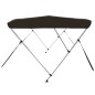 vidaXL 3-Bow Bimini-Top Schwarz 184x189x135 cm vidaXL 3-Bow Bimini-Top Schwarz 184x189x135 cm