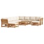 vidaXL 11-tlg. Garten-Lounge-Set mit Kissen Massivholz Akazie vidaXL 11-tlg. Garten-Lounge-Set mit Kissen Massivholz Akazie