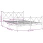 vidaXL Bettgestell mit Kopf- und Fußteil Metall Weiß 160x200 cm vidaXL Bettgestell mit Kopf- und Fußteil Metall Weiß 160x200 cm