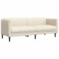 vidaXL 2-tlg. Sofagarnitur Creme Stoff vidaXL 2-tlg. Sofagarnitur Creme Stoff