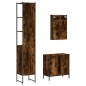 vidaXL 3-tlg. Badmöbel-Set Räuchereiche Holzwerkstoff vidaXL 3-tlg. Badmöbel-Set Räuchereiche Holzwerkstoff