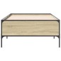 vidaXL Bettgestell Sonoma-Eiche 90x190 cm Holzwerkstoff und Metall vidaXL Bettgestell Sonoma-Eiche 90x190 cm Holzwerkstoff und Metall