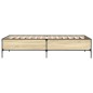 vidaXL Bettgestell Sonoma-Eiche 90x190 cm Holzwerkstoff und Metall vidaXL Bettgestell Sonoma-Eiche 90x190 cm Holzwerkstoff und Metall