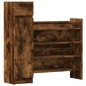 vidaXL Schuhschrank Räuchereiche 100,5x28x100 cm Holzwerkstoff vidaXL Schuhschrank Räuchereiche 100,5x28x100 cm Holzwerkstoff