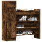 vidaXL Schuhschrank Räuchereiche 100,5x28x100 cm Holzwerkstoff vidaXL Schuhschrank Räuchereiche 100,5x28x100 cm Holzwerkstoff