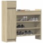 vidaXL Schuhschrank Sonoma-Eiche 100,5x28x100 cm Holzwerkstoff vidaXL Schuhschrank Sonoma-Eiche 100,5x28x100 cm Holzwerkstoff