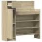 vidaXL Schuhschrank Sonoma-Eiche 100,5x28x100 cm Holzwerkstoff vidaXL Schuhschrank Sonoma-Eiche 100,5x28x100 cm Holzwerkstoff