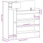 vidaXL Schuhschrank Sonoma-Eiche 100,5x28x100 cm Holzwerkstoff vidaXL Schuhschrank Sonoma-Eiche 100,5x28x100 cm Holzwerkstoff