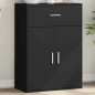 vidaXL Sideboard Schwarz 60x30x84 cm Holzwerkstoff vidaXL Sideboard Schwarz 60x30x84 cm Holzwerkstoff