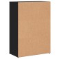 vidaXL Sideboard Schwarz 60x30x84 cm Holzwerkstoff vidaXL Sideboard Schwarz 60x30x84 cm Holzwerkstoff