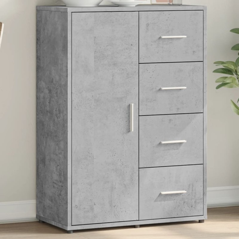 vidaXL Sideboard Betongrau 60x31x84 cm Holzwerkstoff vidaXL Sideboard Betongrau 60x31x84 cm Holzwerkstoff