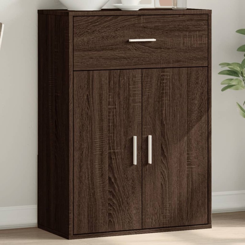 vidaXL Sideboard Braun Eichen-Optik 60x30x84 cm Holzwerkstoff vidaXL Sideboard Braun Eichen-Optik 60x30x84 cm Holzwerkstoff