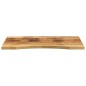 vidaXL Schreibtischplatte mit Aussparung 90x60x2,5 cm Massivholz Mango vidaXL Schreibtischplatte mit Aussparung 90x60x2,5 cm Massivholz Mango