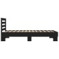 vidaXL Bettgestell Schwarz 100x200 cm Holzwerkstoff und Metall vidaXL Bettgestell Schwarz 100x200 cm Holzwerkstoff und Metall