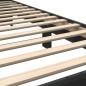 vidaXL Bettgestell Schwarz 100x200 cm Holzwerkstoff und Metall vidaXL Bettgestell Schwarz 100x200 cm Holzwerkstoff und Metall