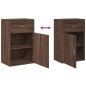 vidaXL Beistellschrank Braun Eichen-Optik 56,5x39x90 cm Holzwerkstoff vidaXL Beistellschrank Braun Eichen-Optik 56,5x39x90 cm Holzwerkstoff