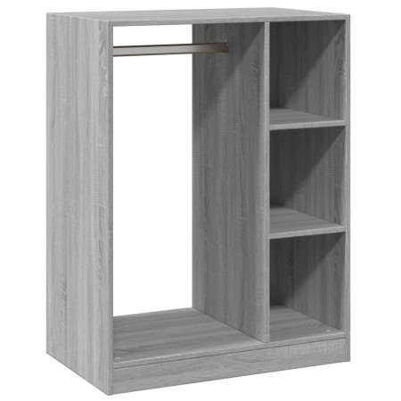 vidaXL Kleiderschrank Räuchereiche 77x48x102 cm Holzwerkstoff