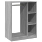 vidaXL Kleiderschrank Räuchereiche 77x48x102 cm Holzwerkstoff vidaXL Kleiderschrank Räuchereiche 77x48x102 cm Holzwerkstoff